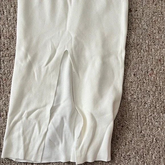 Fashion Nova Elegant White Leaving Now Skirt Set - Picture 5 of 6